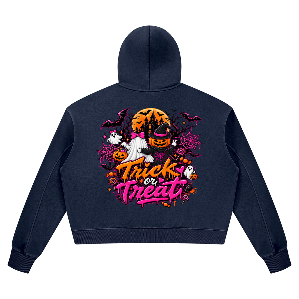 Trick or treat Women’s Vintage Wash Heavyweight Hoodie