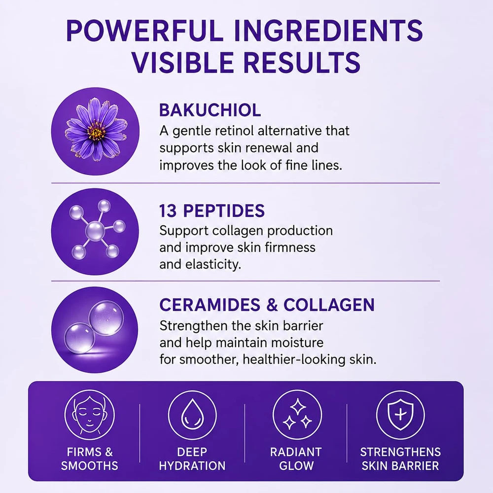 Ornave’ Bakuchiol + Peptide Renewal Serum
