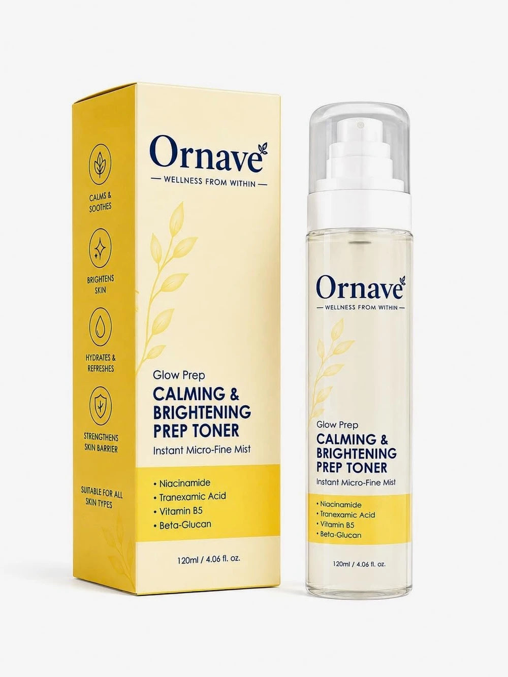 Ornave’ Calming & Brightening Toner