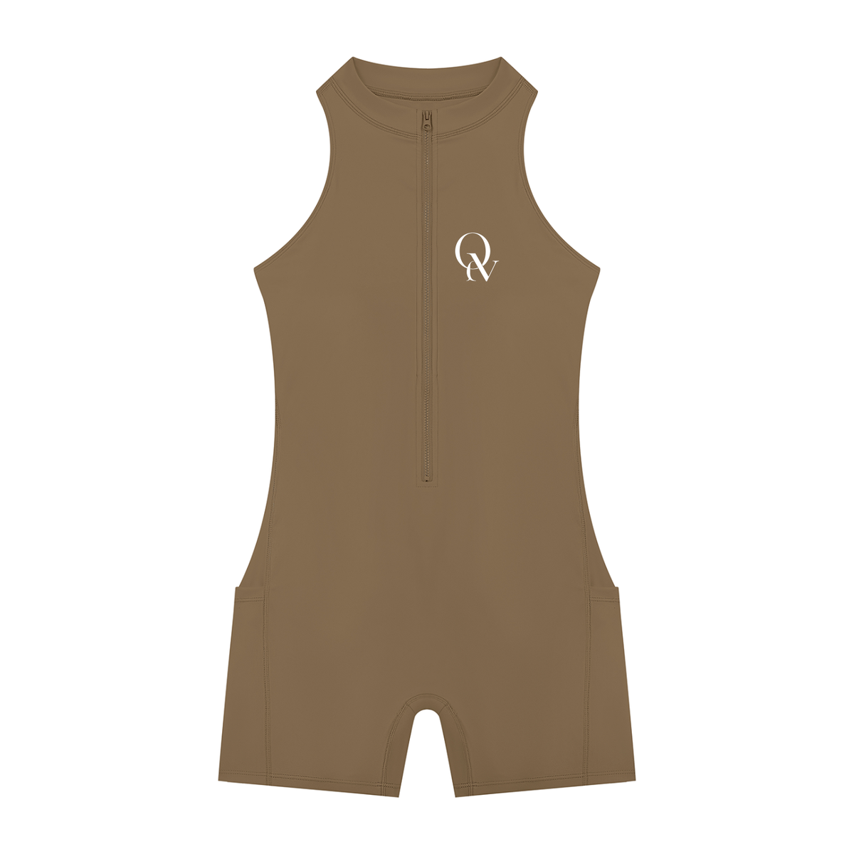 Women’s Quarter-Zip Yoga Romper
