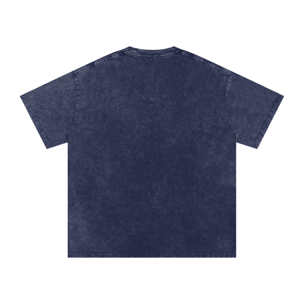 Snow Washed Oversized Cotton T-Shirt- Good days Ahead