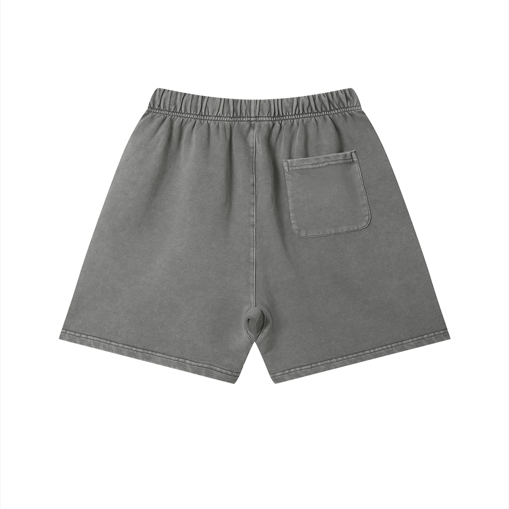 Unisex Vintage Wash Cotton Shorts-Good days Ahead shorts