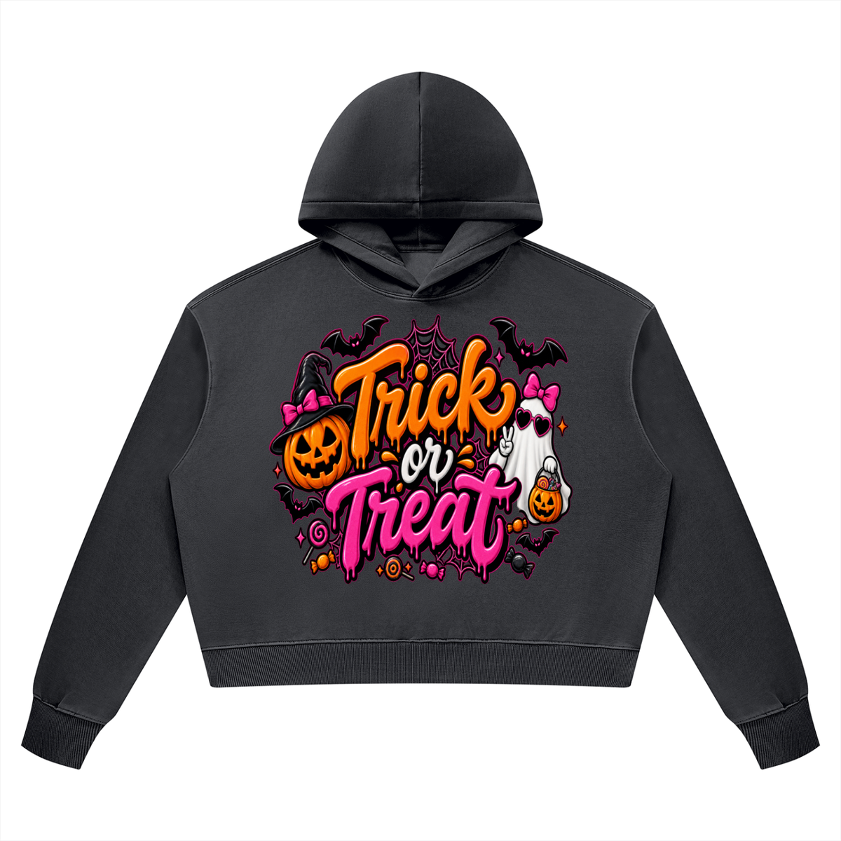 Trick or treat Women’s Vintage Wash Heavyweight Hoodie