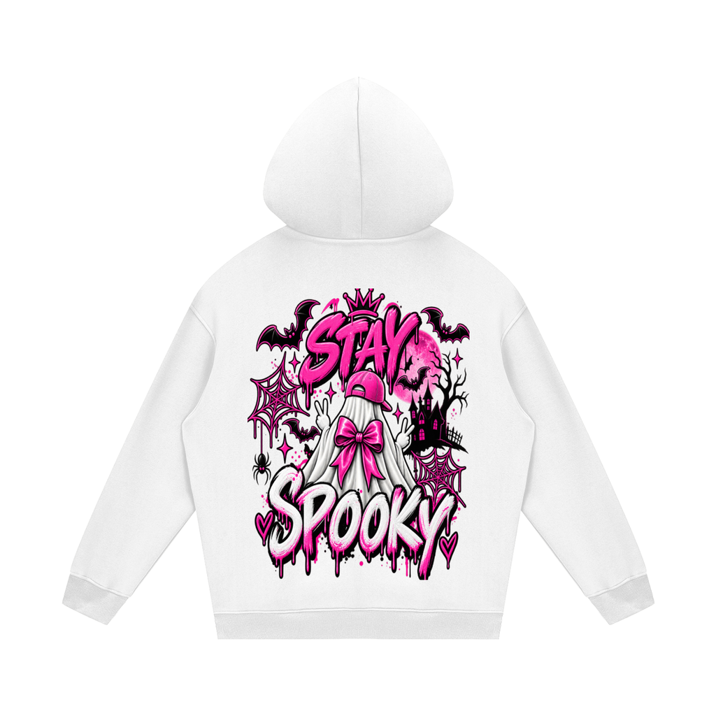 Spooky Vibes Streetwear Unisex Fleece Hoodie