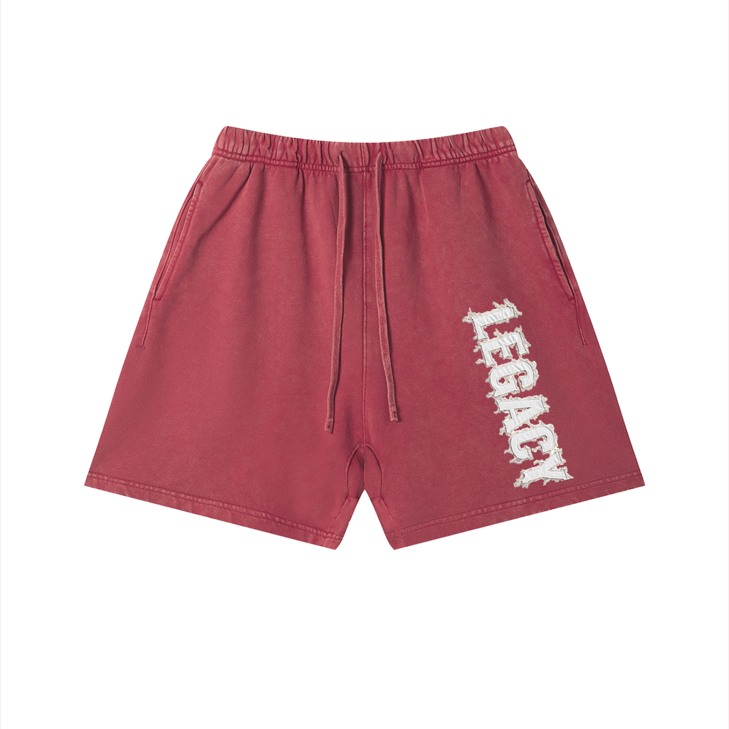 Unisex Vintage Wash Cotton Shorts- Legacy
