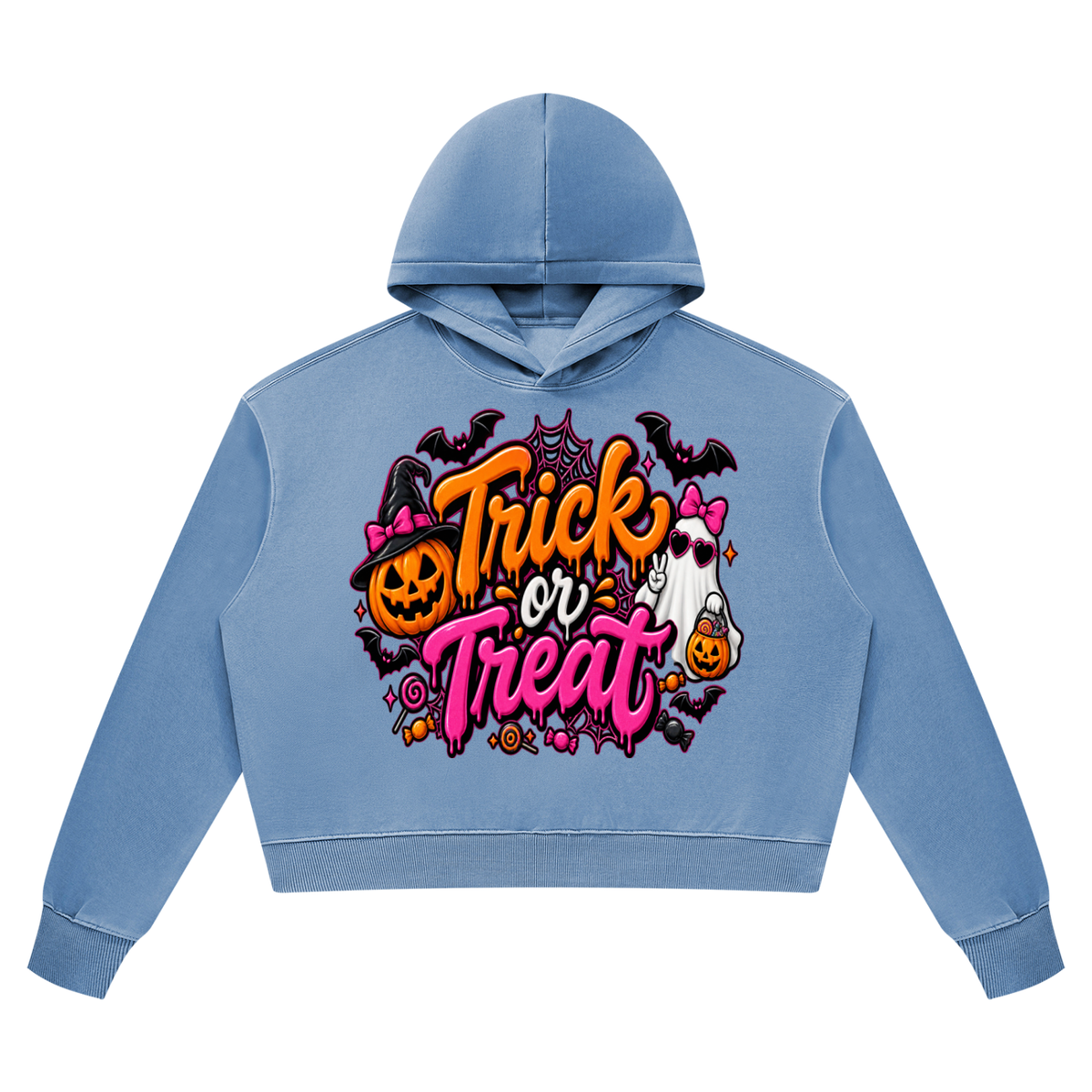 Trick or treat Women’s Vintage Wash Heavyweight Hoodie