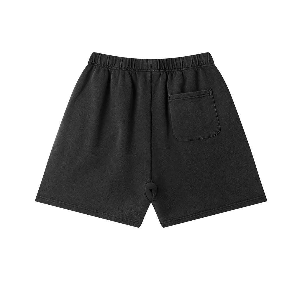 Unisex Vintage Wash Cotton Shorts-Good days Ahead shorts