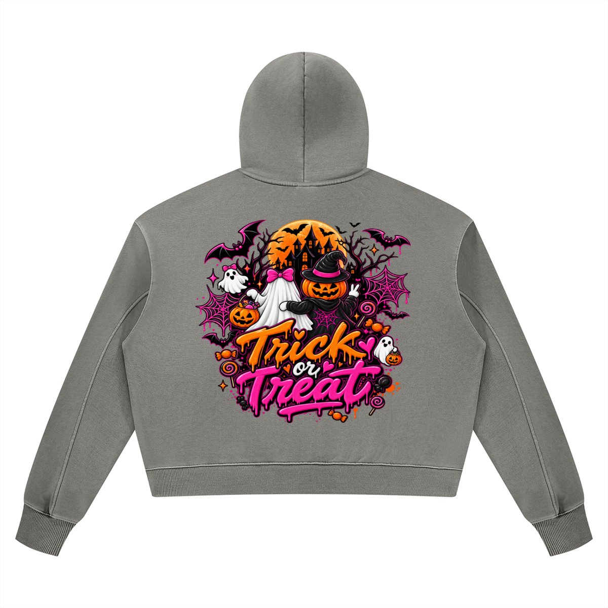 Trick or treat Women’s Vintage Wash Heavyweight Hoodie