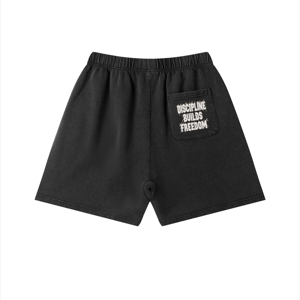 Unisex Vintage Wash Cotton Shorts- Legacy