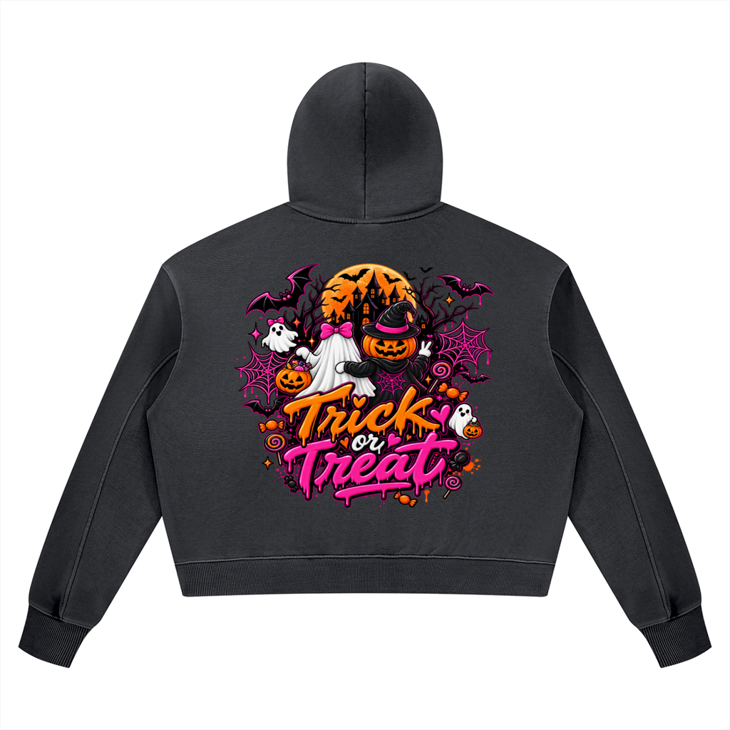 Trick or treat Women’s Vintage Wash Heavyweight Hoodie