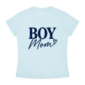 Women's Slim Fit Crewneck T-Shirt-Boy Mom