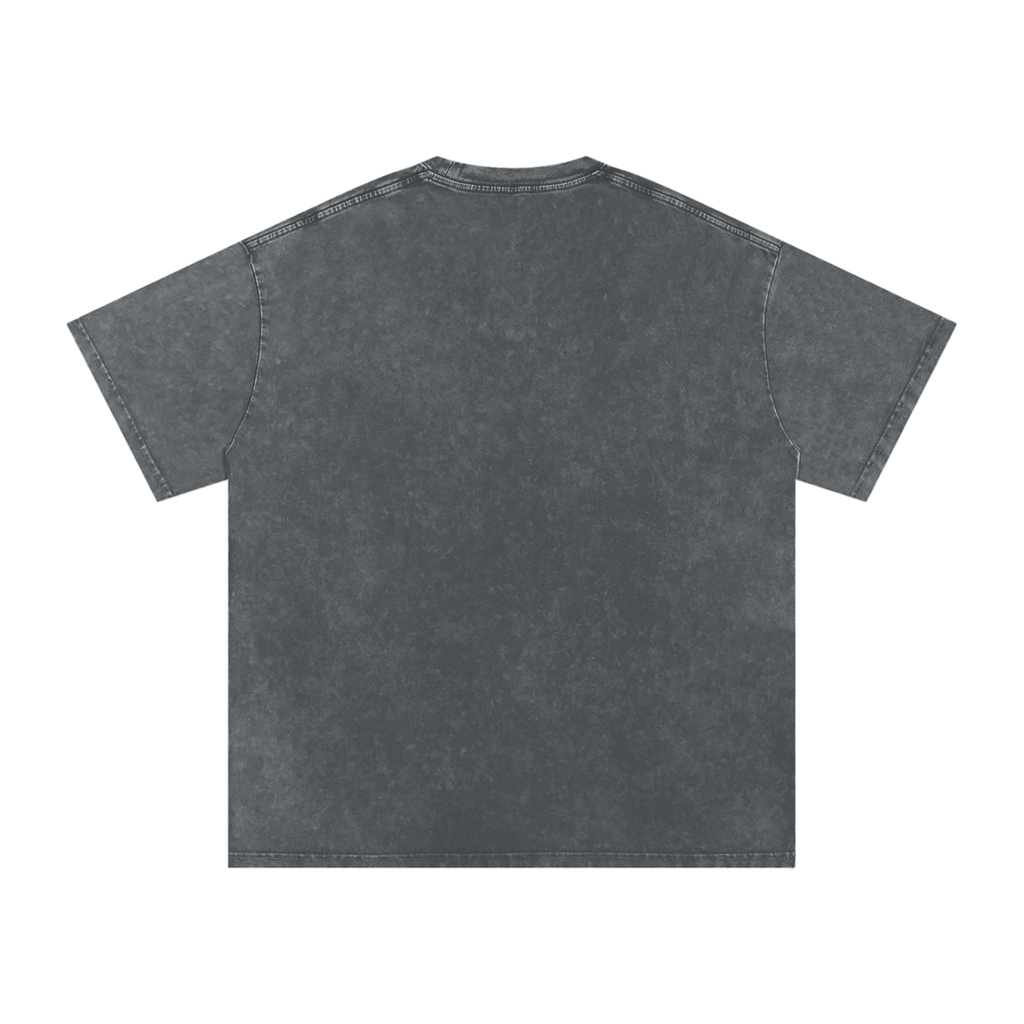 Snow Washed Oversized Cotton T-Shirt- Good days Ahead