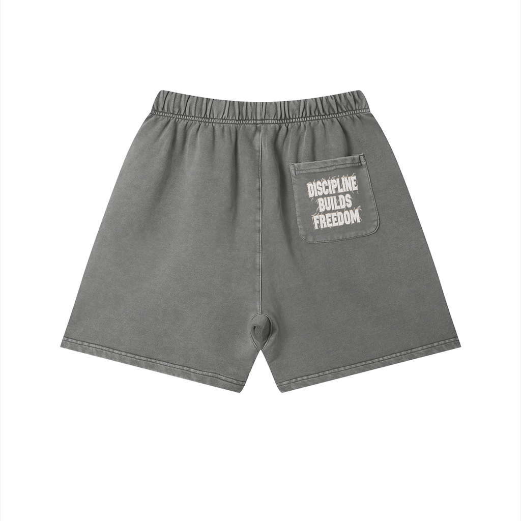 Unisex Vintage Wash Cotton Shorts- Legacy