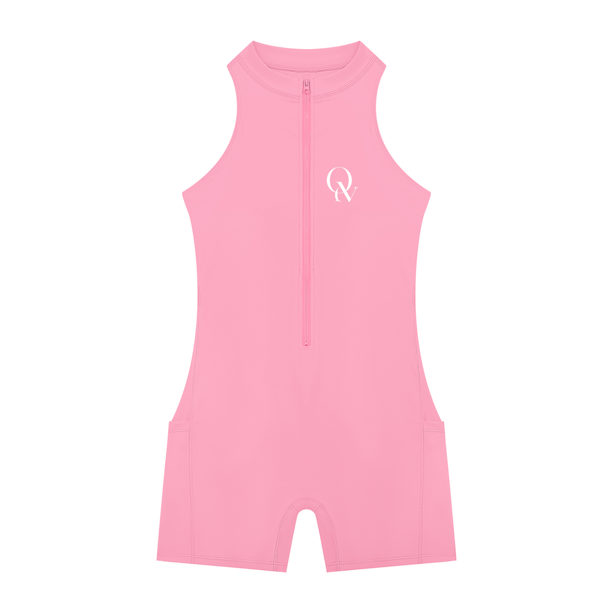 Women’s Quarter-Zip Yoga Romper