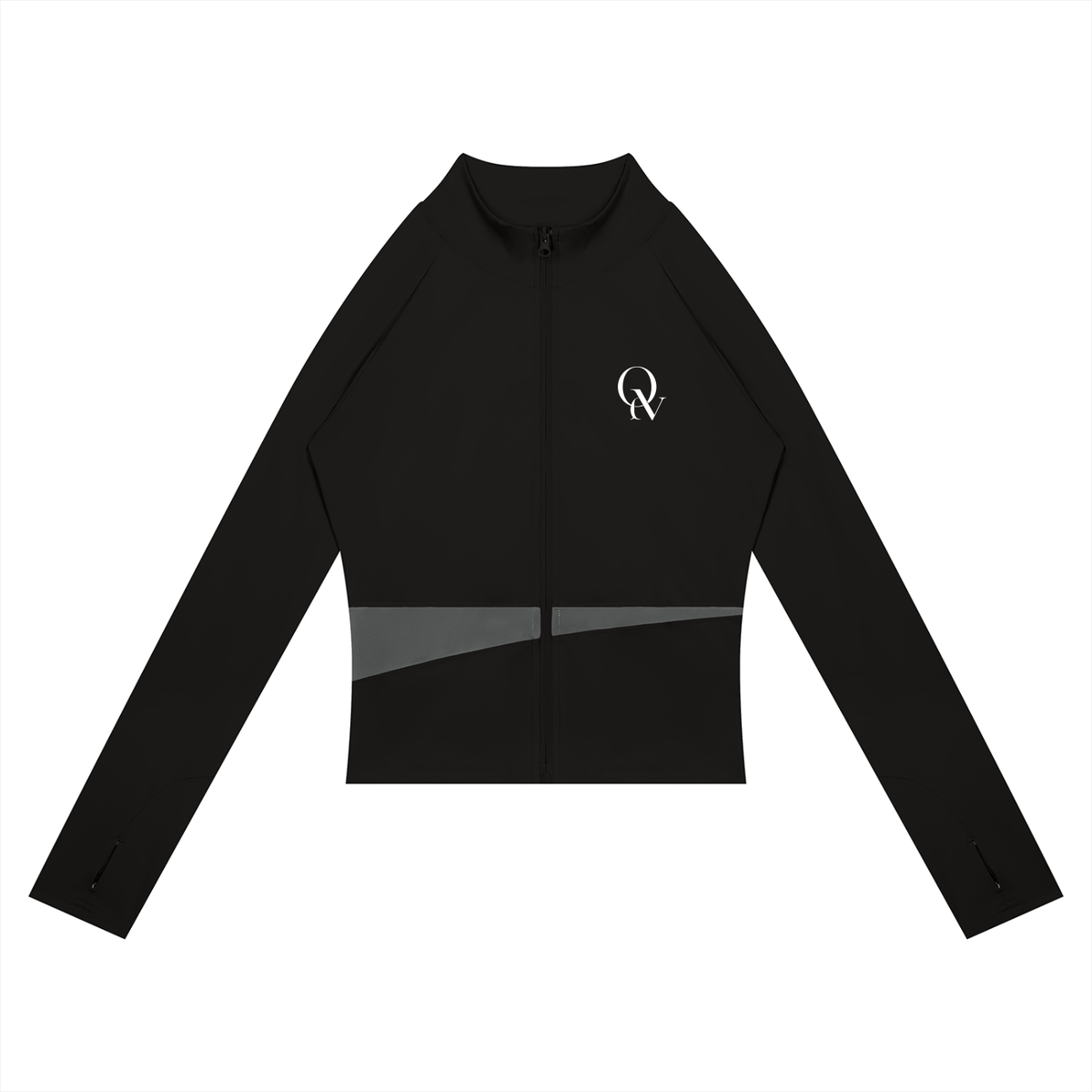 Women's Cropped Paneled Track Jacket