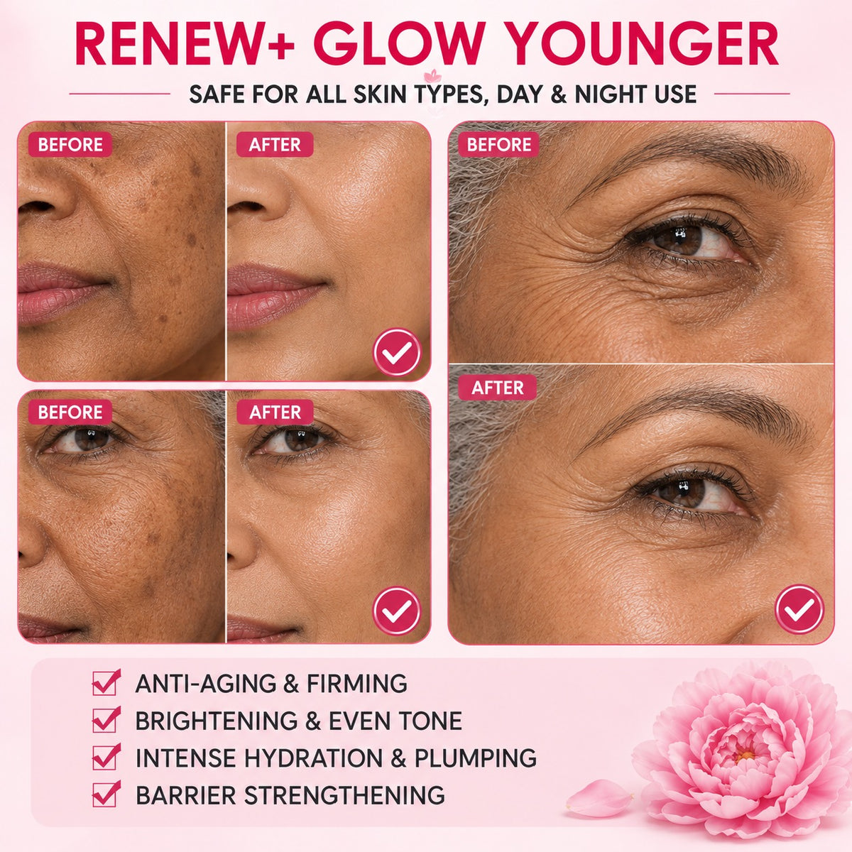 Ornave' NAD+ Pink Collagen Cream – Firm, Smooth & Renew