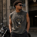 Distressed Grommet Eyelet Tank Top
