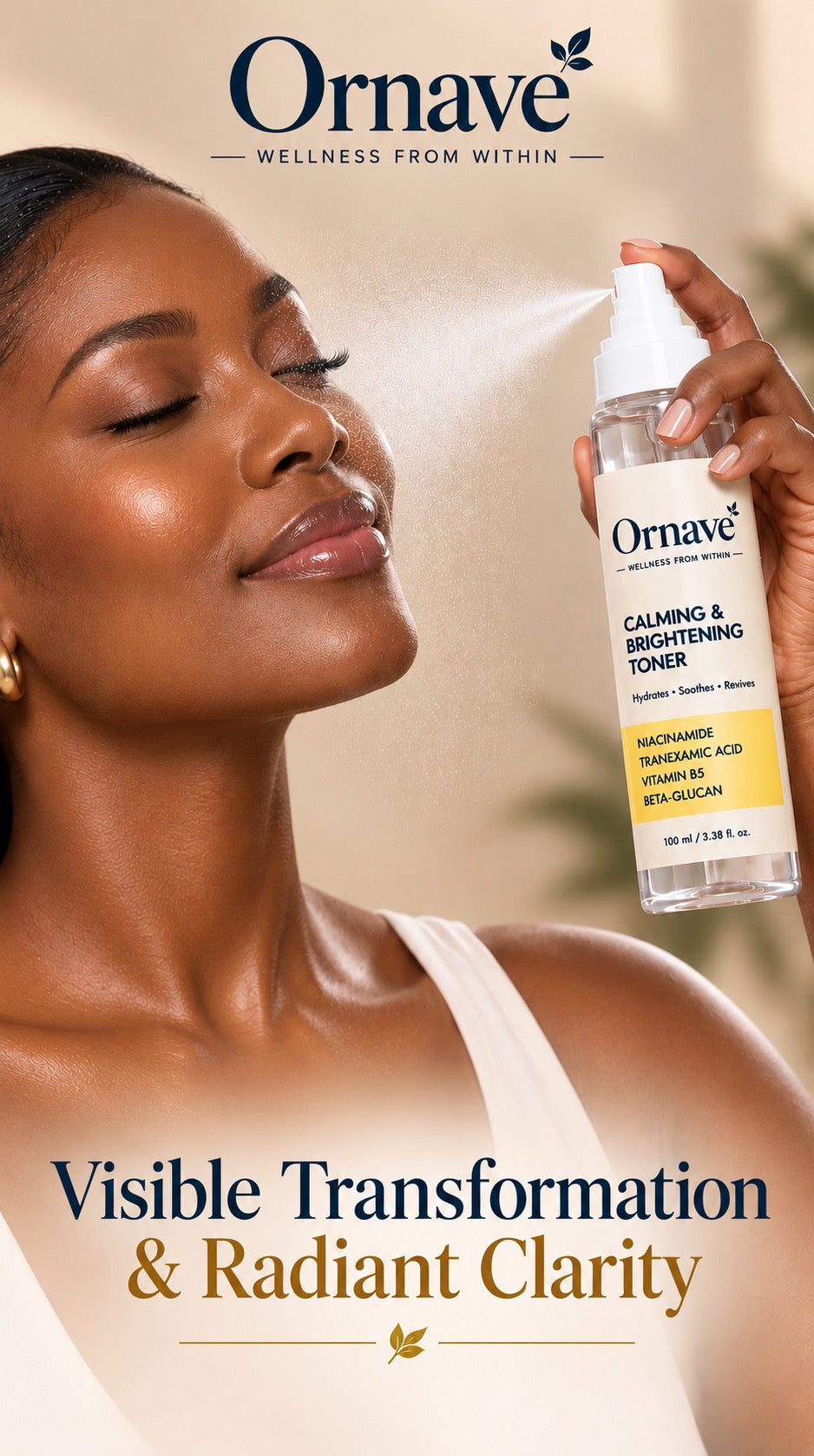 Ornave’ Calming & Brightening Toner