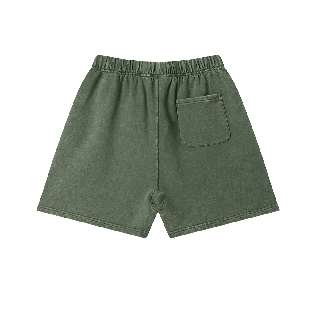 Unisex Vintage Wash Cotton Shorts-Good days Ahead shorts