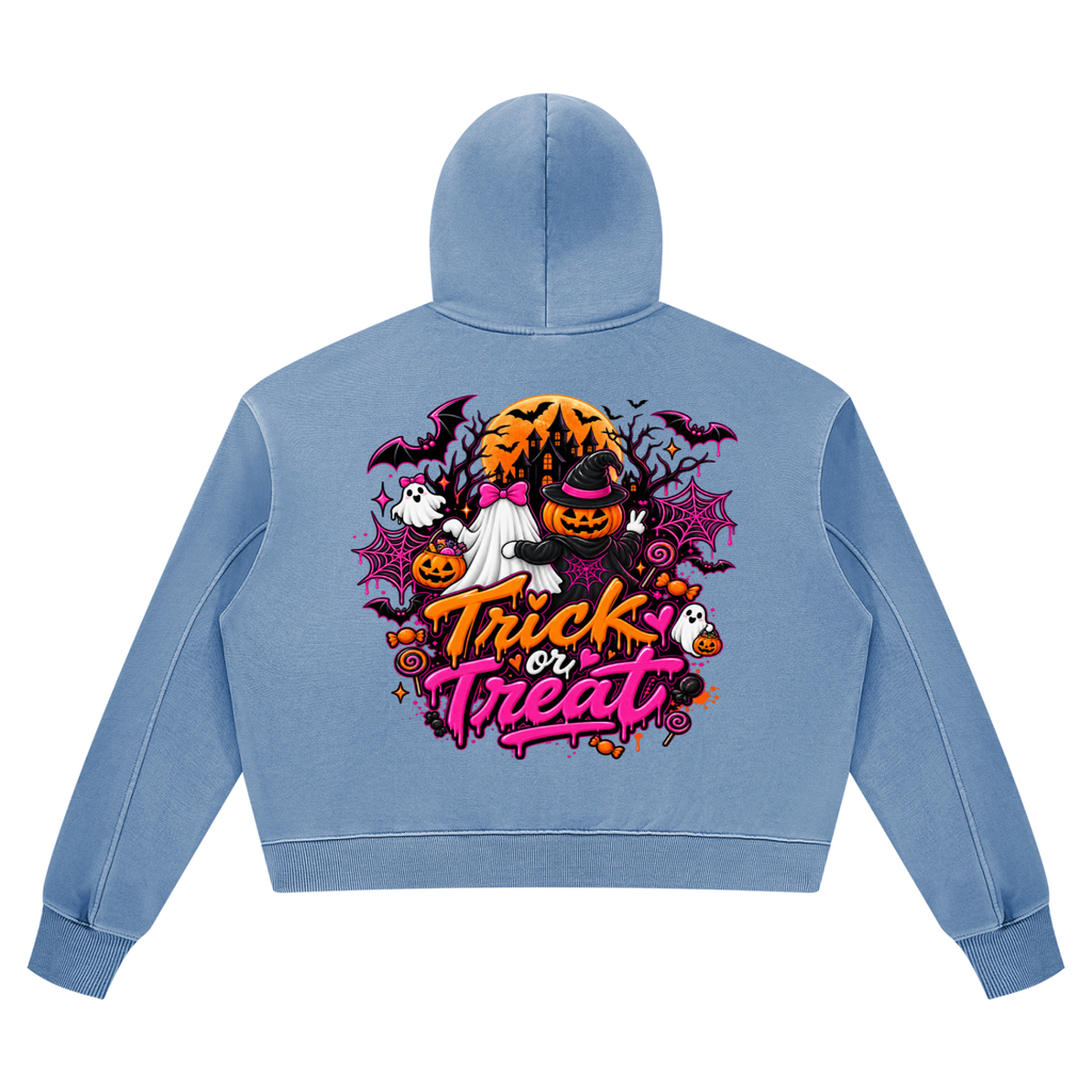 Trick or treat Women’s Vintage Wash Heavyweight Hoodie