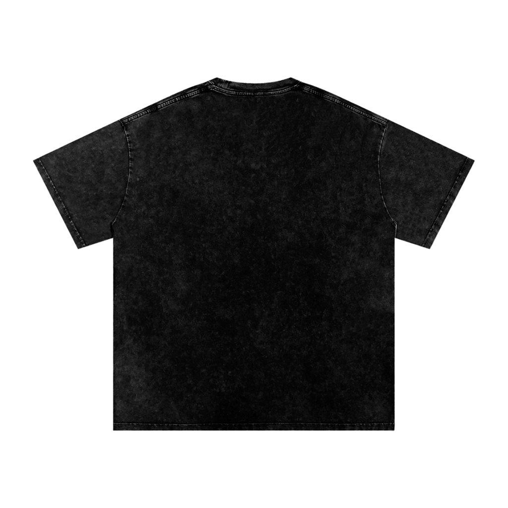Snow Washed Oversized Cotton T-Shirt- Good days Ahead