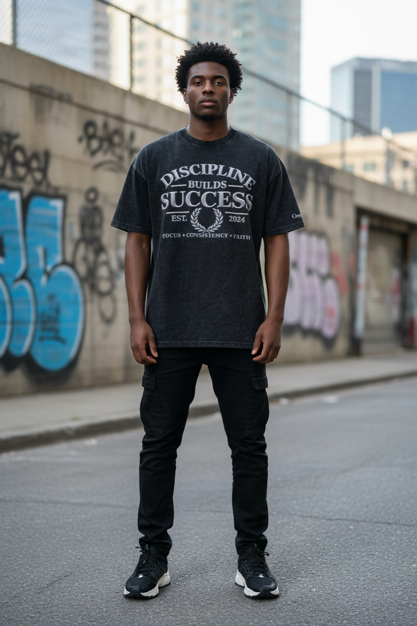 Discipline Tee - Man Black