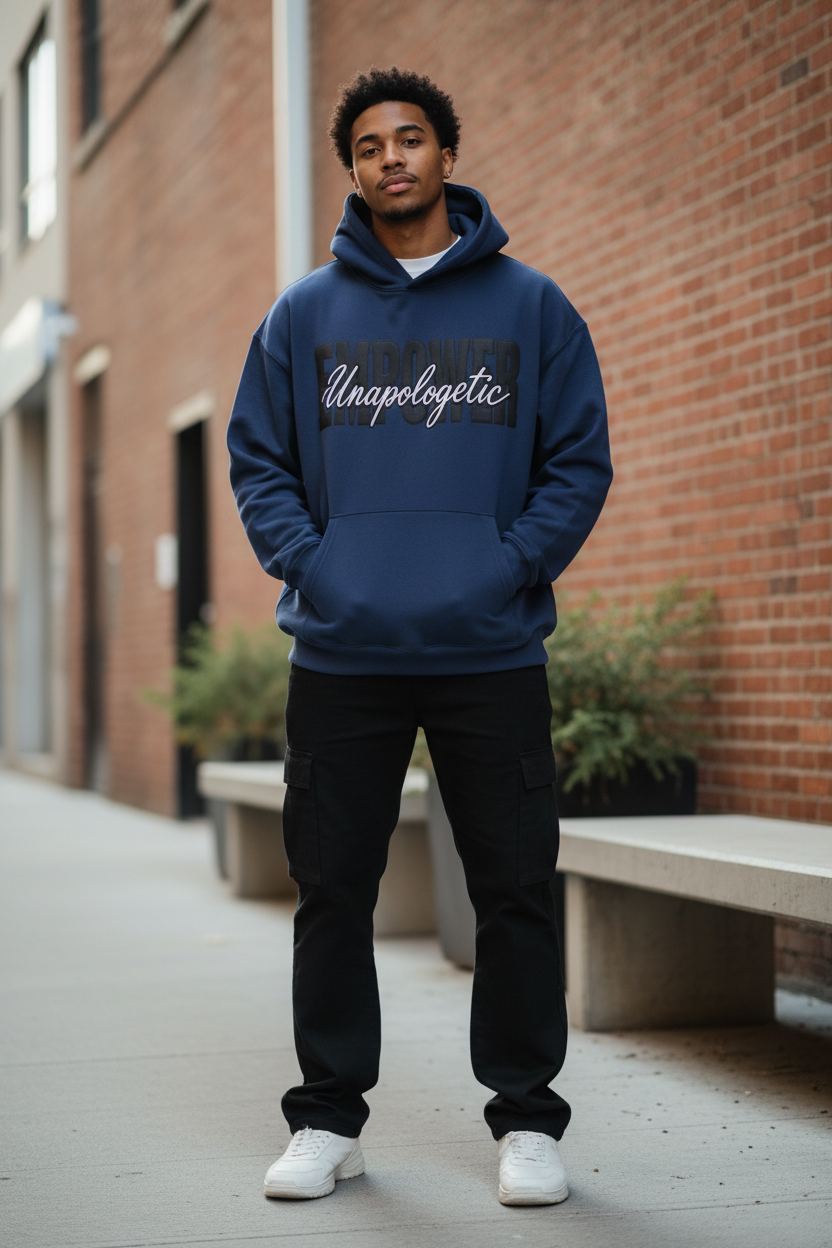 Empower Hoodie - Man Navy