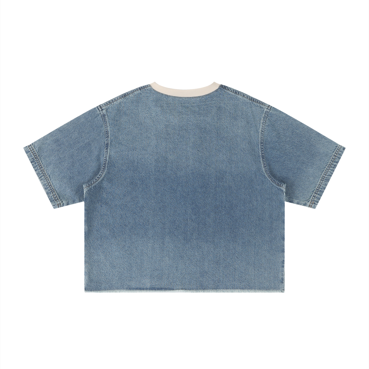Legacy Vintage Wash Denim Crop Tee